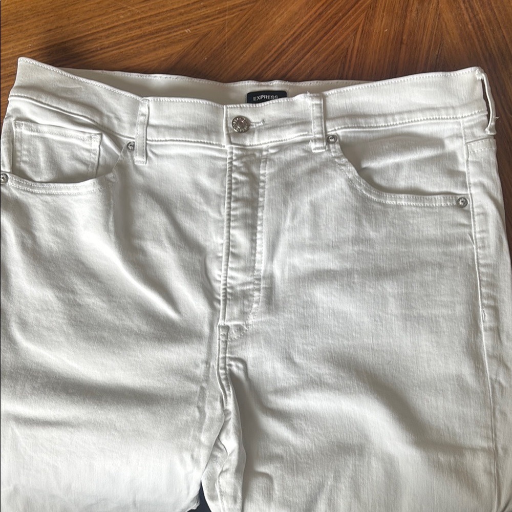 Express White Slim Jeans